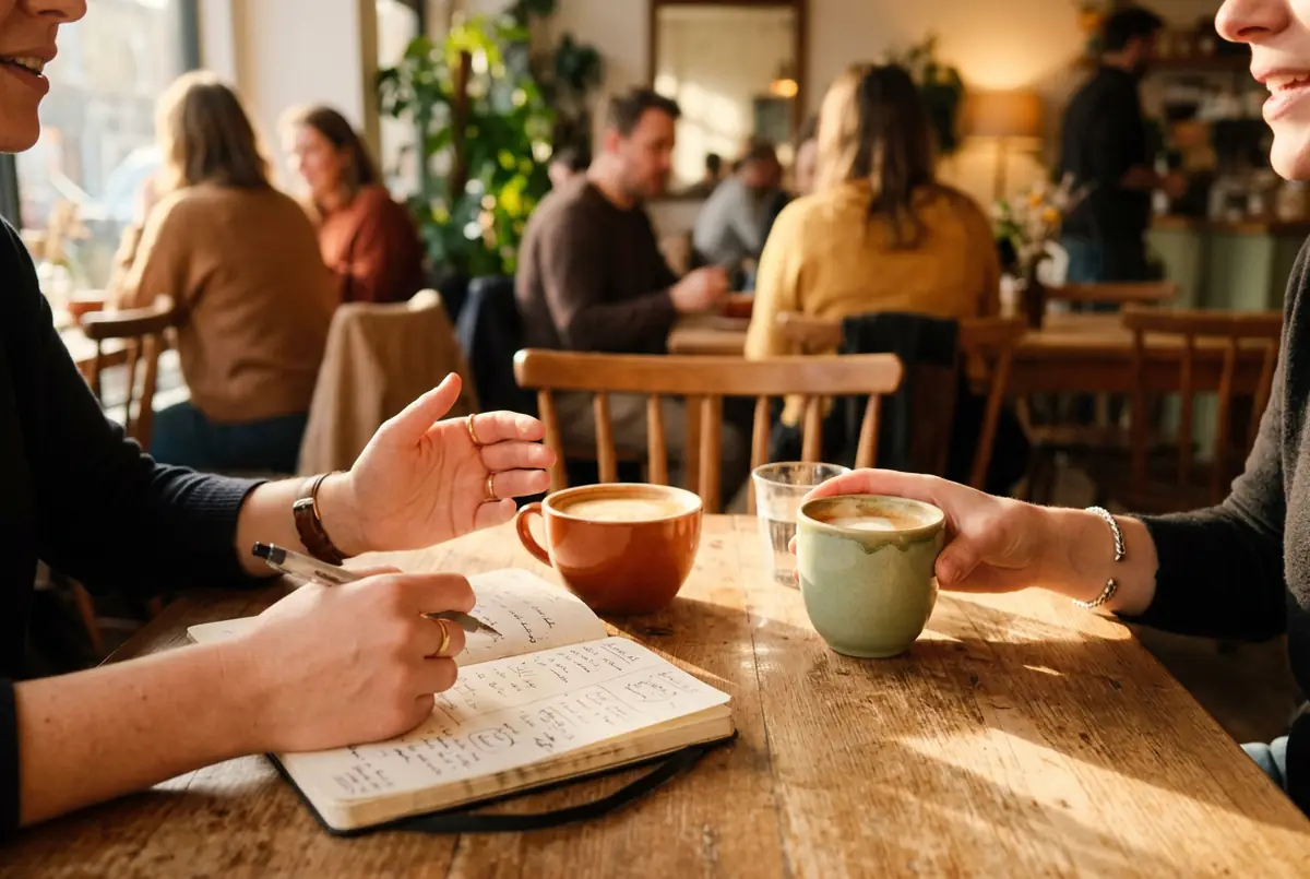 Un échange autour d'un café pour faire le point