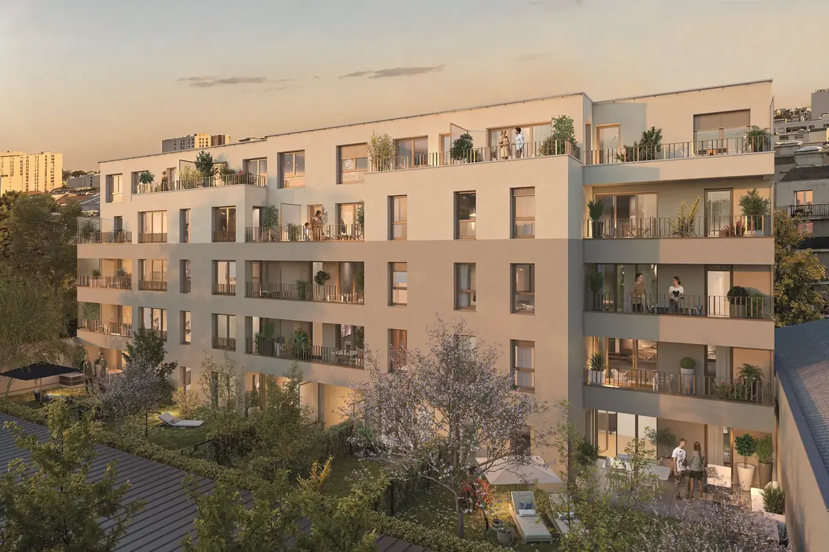 Résidence Le Lumen à Aubervilliers, vue 2
